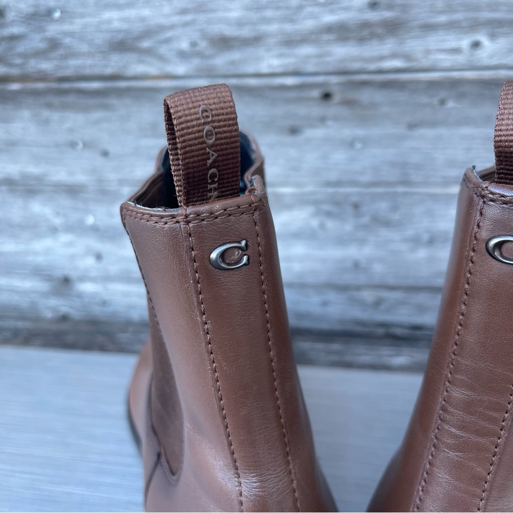 Coach Brown Chukka Boots - Picture 6 of 12